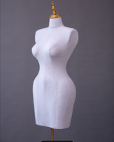 Kunden spezifische Half Body Pin Foam Schaufenster puppe für Frauen Big Bust Hip brasilia nische weibliche Kleid Form Plus Size Half Body Schaufenster puppe