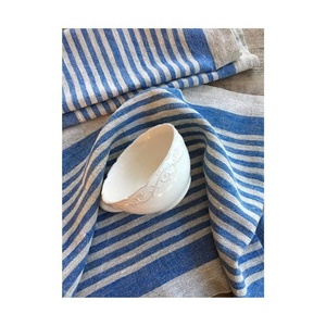 Best Selling Solid Floral Yellow White Colour Organic 100% Cotton Quick Drying <b>Embroidered</b> Extra Absorbing Golf Tea <b>Towel</b> Sets - Product Image 5