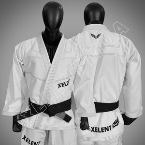 BJJ Brazilian Jiu Jitsu Kimono Gi para niños Tela de algodón preencogida con cinturón gratis MMA Martial Arts Wear Set Style - Product Image 1