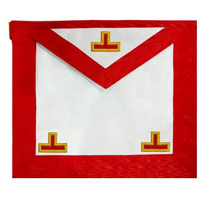 2025 tablier maçonnique personnalisé de haute qualité en cuir brodé Type d'insigne à coudre meilleur tablier maçonnique personnalisable en ligne - Product Image 1