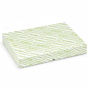 Boîte carrée recyclée Mod JEFF 40x48x5 cm avec couvercle et base pour l'emballage alimentaire - Product Image 1
