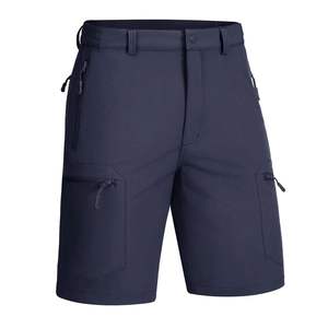 Shorts pour hommes Pantalons de travail pour hommes Mode New Solid Color Cargo Shorts Large Size Solid Zip Short Bottom Multipocket - Product Image 2