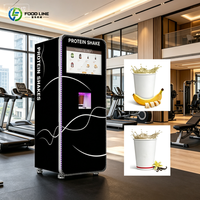 Servicio en Línea las 24 Horas, Máquina Expendedora de Batidos de Proteínas y Café, Máquinas Expendedoras de Café Inteligentes