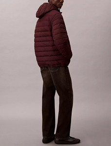 Chaqueta acolchada de hombre Ripstop empacable con capucha marroquí de fabricante personalizado de alta exigencia, chaqueta de burbuja acolchada de nailon para exteriores - Product Image 3