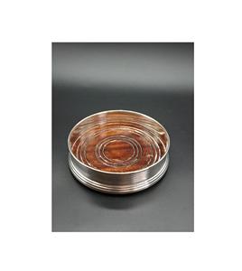Handmade Luxury Stainless Steel <b>Wine</b> Bottle <b>Coaster</b> for Modern Kitchen Surfaces Preventing Stains Moisture Rings Stylish Design - Product Image 1