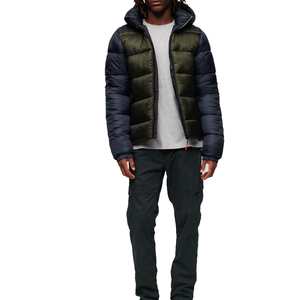 Veste matelassée réversible imperméable à logo frontal pour homme, écologique, de haute qualité, décontractée pour l'hiver - Product Image 3
