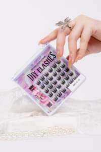 Handmade Korean PBT C Curl 14mm Ultra Soft Lightweight <b>Cluster</b> Eyelashes - Product Image 4