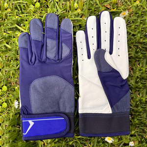 Gants de frappeur de baseball professionnels sur mesure en cuir de mouton robuste, conception OEM, doux et confortables pour l'intérieur et l'extérieur - Product Image 4