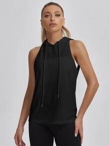 Sweat à capuche sans manches respirant de haute qualité, personnalisé avec une étiquette privée, pour femmes, hiver et été, avec logo personnalisé - Product Image 2