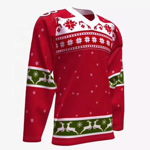 Service OEM, maillots de hockey sur glace personnalisés, sublimation, couture, respirants, séchage rapide, antibactériens, transfert thermique sans couture - Product Image 5