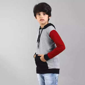 Ensembles de vêtements à capuche avec fermeture éclair personnalisés pour enfants automne hiver en molleton de coton biologique brodé pour enfants et adultes - Product Image 6