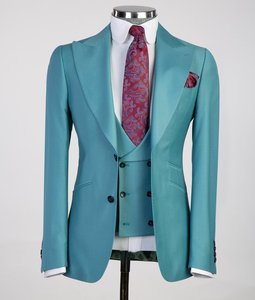 Costume de mariage pour homme Costume 3 pièces de créateur pour homme Tenue de soirée pour homme d'affaires, mariage, mariage, soirée - Product Image 2