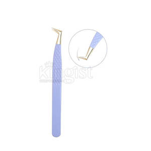 Pinces à cils à action fluide offrant une prise en main contrôlée pour les tâches d'extension de cils Pinces à cils - Product Image 3