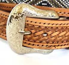 Top vente 100% véritable peau de vache cuir gaufré ceinture conception personnalisée qualité alliage boucle exportation qualité prix de gros - Product Image 2