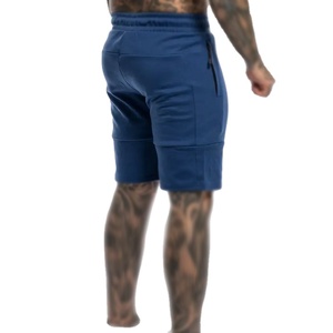 กางเกงขาสั้นออกกำลังกายผู้ชายผ้าขนสัตว์แบบสั่งทำพิเศษ เอวสูง ระบายอากาศได้ดี กันน้ำ มีกระเป๋าซิป เหมาะสำหรับเล่นกีฬาและออกกำลังกายในยิม - Product Image 3