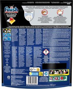 Pastillas para Lavavajillas Finish Ultimate Infinity Shine Limón, Insuperables Contra las Manchas Difíciles, 160 Cápsulas - Product Image 4