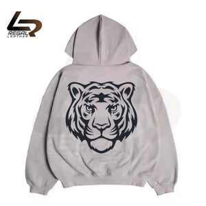 OEM personalizado de los hombres de tela pesada 500 GSM sudaderas con capucha de gran tamaño con logotipos personalizados y sudaderas con capucha de la mejor calidad para hombres y mujeres - Product Image 2