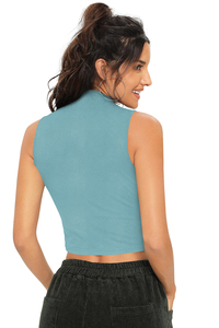 Camisetas sin mangas de punto formales para mujer, camisetas elegantes para mujeres y niñas, exportador de camisetas blancas regulares con estilo, suministro mundial, Boutique India - Product Image 4