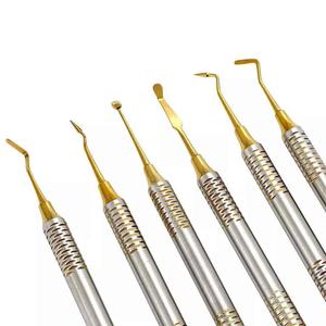 Juego de 6 escaladores dentales manuales de acero inoxidable, instrumento de llenado compuesto, Kit CE, equipos dentales, instrumentos quirúrgicos - Product Image 3
