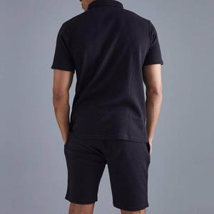 2025 Hot Design Custom Logo Summer T-Shirt <b>and</b> <b>Shorts</b> <b>Set</b> High Quality Cotton Breathable Casual Style - Product Image 5