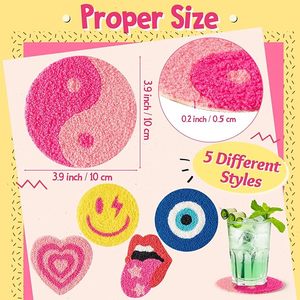 Needlework Embroidery Beaded <b>Table</b> Coaster for Tabletop and Kitchen Home Decor Mat Top Quality Product at Very <b>Low</b> Price - Product Image 4