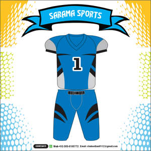 Fútbol americano Unifordm 2022 nuevo estilo personalizado fútbol americano Jersey de secado rápido sublimado, - Product Image 5