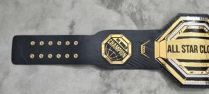 Ceinture de championnat de lutte poids lourd personnalisée 6mm Bracelet en cuir véritable souple Ceinture de récompense d'arts martiaux personnalisée - Product Image 3