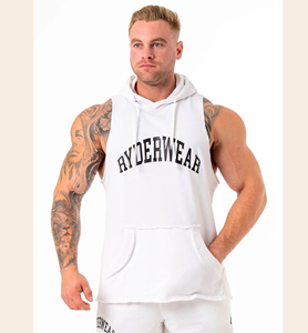 Sweat à capuche style vintage 100% coton pour hommes taille XL pull pour hommes Logo décoré sweat à capuche avant élégant et confortable - Product Image 1