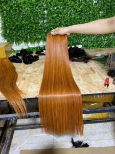 Paquetes de cabello humano alineados con cutícula virgen cruda estirada doble de alta calidad de grado 12A - Product Image 4