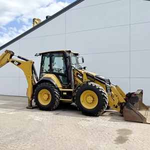 Pour CAT Caterpillar 444F2-4x4x4 haute Performance utilisé chargeuse-pelleteuse 5 tonnes charge nominale 8 tonnes capacité Moog pompe hydraulique - Product Image 1