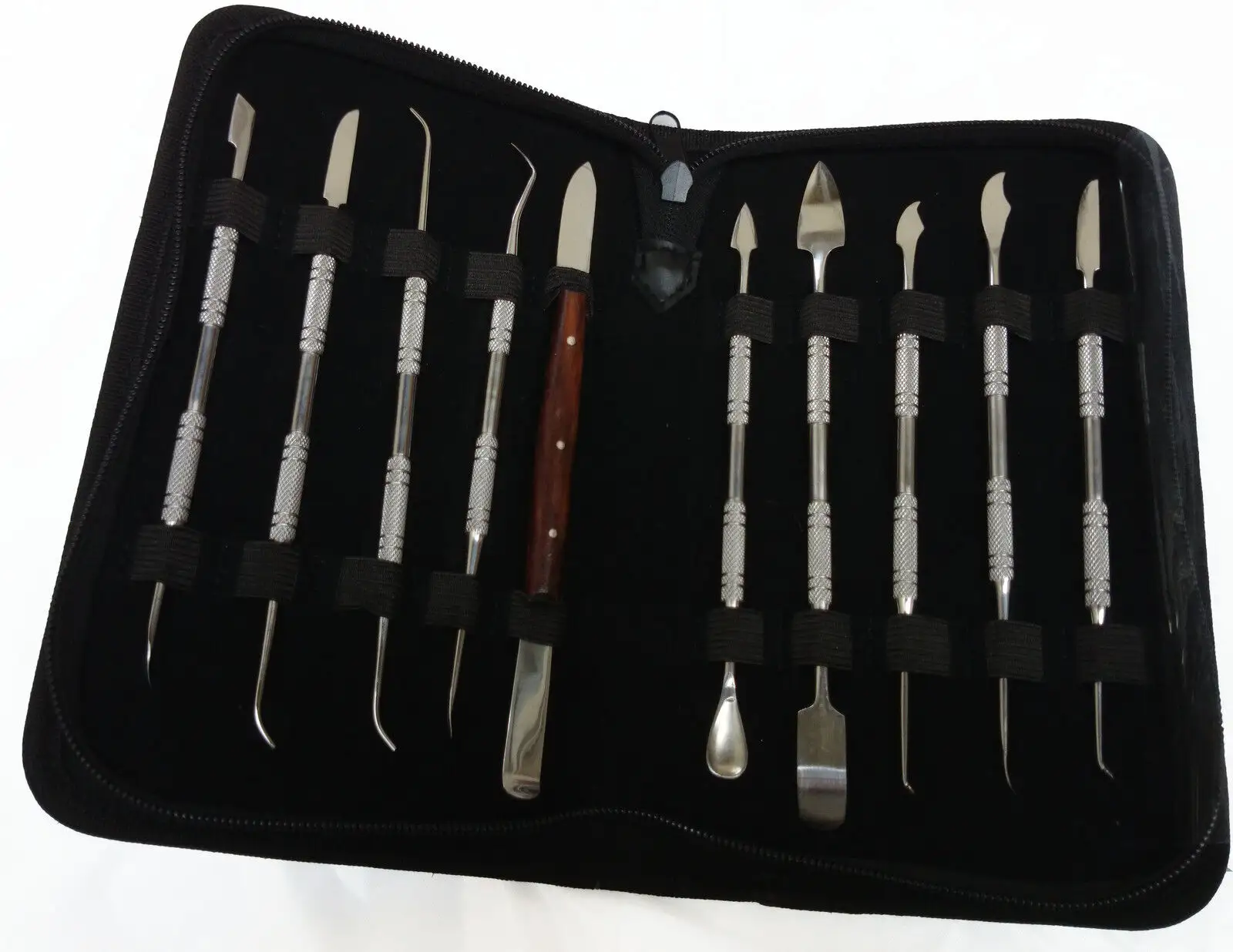 مجموعة أدوات عالية الجودة لطب الأسنان من SUNSHADE مجموعة أدوات طب الأسنان أداة لتنظيف الأسنان مجموعة أدوات للفك ومقشرة الأسنان صناعة باكستانية