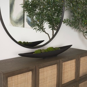 Cuenco decorativo de metal para decoración del hogar o jardín hecho a mano para un estilo único - Product Image 5