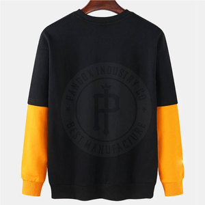 Sudadera de algodón con logotipo personalizado, sudadera de talla grande para hombre, sudadera de estilo único a la venta - Product Image 2