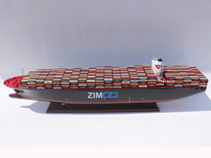 Gia Nhien Manufacturer Custom Design ZIM NEW YORK WOODEN MODEL <b>BOAT</b> - HIGH QUALITY WOOD SHIP MODEL - HANDICRAFT - Product Image 2