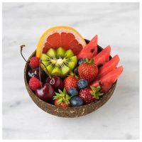 Cuencos de coco pulido para hacer velas o juegos de cuencos para batidos Juegos de regalo ecológicos orgánicos al por mayor a granel
