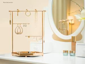 Présentoir de bijoux en laiton pour la décoration de la maison et le stockage de bijoux suspendus - Product Image 3