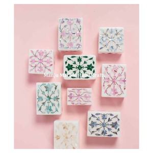 กล่องฝังหินอ่อนพร้อมไม้ถูพื้นงานทำด้วยมือช่างมีสไตล์สุดๆสำหรับกล่องใส่ของ - Product Image 5