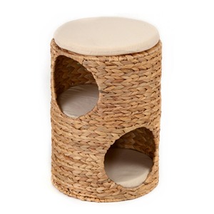 Nouveautés : Nid pour animaux en jacinthe d'eau, tressé à la main, lit pour animaux, maison pour chiens en fibre écologique - Product Image 3