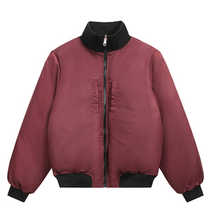 En Stock de alta calidad Chenille bordado Patchwork Streetwear invierno Bomber Letterman hombres chaqueta bomber de cuero para hombres - Product Image 1