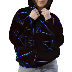 OEM & ODM Logo personnalisé High Street tricoté surdimensionné col roulé fermeture éclair sweat à capuche court pour les femmes professionnel et unique haut - Product Image 2