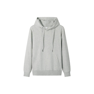 New Trend Men's Double-Layer Pullover Sudadera con capucha de algodón de diseño personalizado con detalle bordado para otoño - Product Image 4