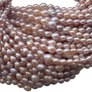 Gotas de piedra de Color Rosa Natural de 3mm, hebra al por mayor, gemas Vivaaz certificadas por IGI, perlas cultivadas, joyería DIY - Product Image 2