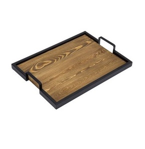 Proveedores al por mayor de diseño admirable bandeja para servir comida de Ramadán bandeja de madera de primera calidad con mango de último diseño bandeja de madera - Product Image 2