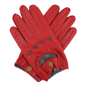 Gants de conduite en cuir de haute qualité pour hommes avec des gants de sport à forte adhérence Gants de travail pour hommes - Product Image 3