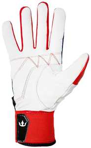 Guantes de bateo de béisbol de cuero personalizados Pro Grip, ligero y duradero para hombres, mujeres, tallas para jóvenes - Product Image 6