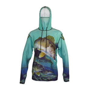 À la mode 2025 hommes à manches longues maillot de pêche respirant été sweats à capuche séchage rapide séchage rapide respirant caractéristiques DTF Sublimation - Product Image 2