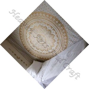 Tapiz de pared de Mandala de la India, decoración Bohemia, tapiz de tela psicodélica Hippie, Mandala impreso, arte de pared - Product Image 3