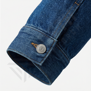 Veste en jean vert olive sur mesure pour homme 2025, tissu respirant de haute qualité, style boutonné, vêtement d'extérieur à séchage rapide pour homme - Product Image 6