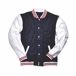 OEM personalizado de invierno Vintage School College hombres de lana Lettermen chaqueta para hombre chaquetas grises claras - Product Image 4