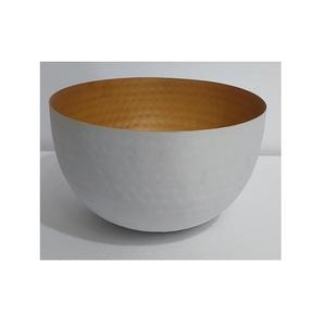 Bol à chocolat martelé en aluminium, design classique, couleur argent, bol de service pour desserts, pour la maison et l'hôtel - Product Image 6